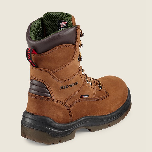 Red Wing Work Boots King Toe® - 8-Inch Waterproof Soft Toe - Brune - Herre 4892-EJTUD